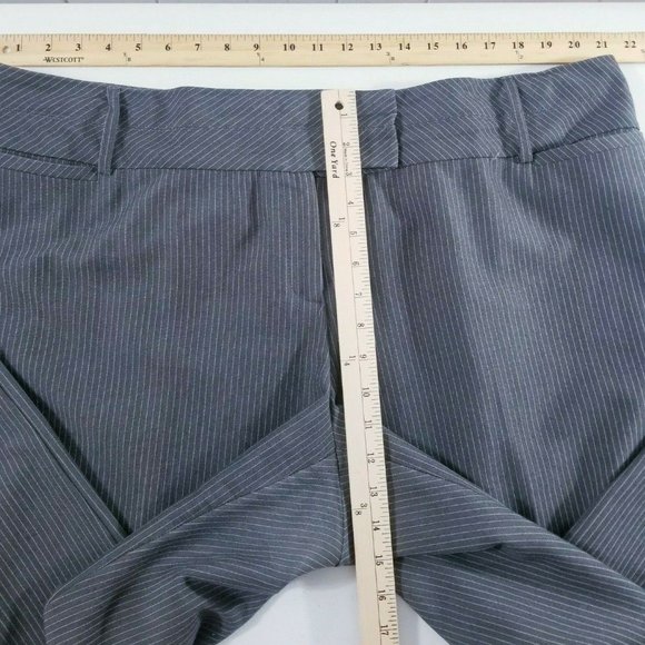 Wearever Striped Gray White Dress Pants Women Plus Size 20W - Picture 4 of 10